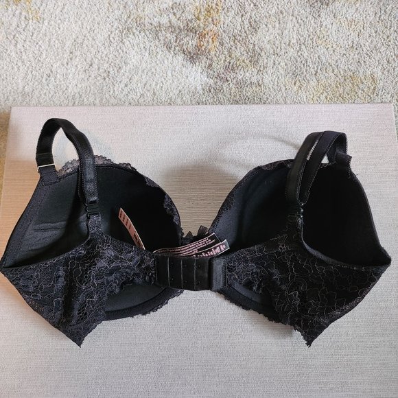 New Victoria's Secret Dream Angels Lined Demi Bra Floral Lace Size 32DDD (32F) - Picture 2 of 11
